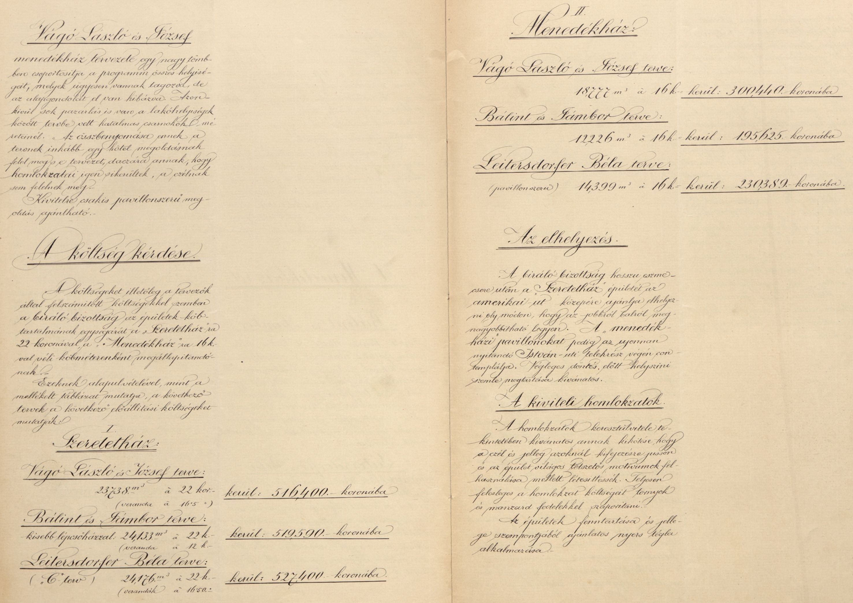 A Szeretetház és a Menedékház tervpályázata bíráló bizottságának ülésjegyzőkönyve, 1907. II. 18. 008_Magyar Zsidó Levéltár, a Pesti Chevra kadisa iratai