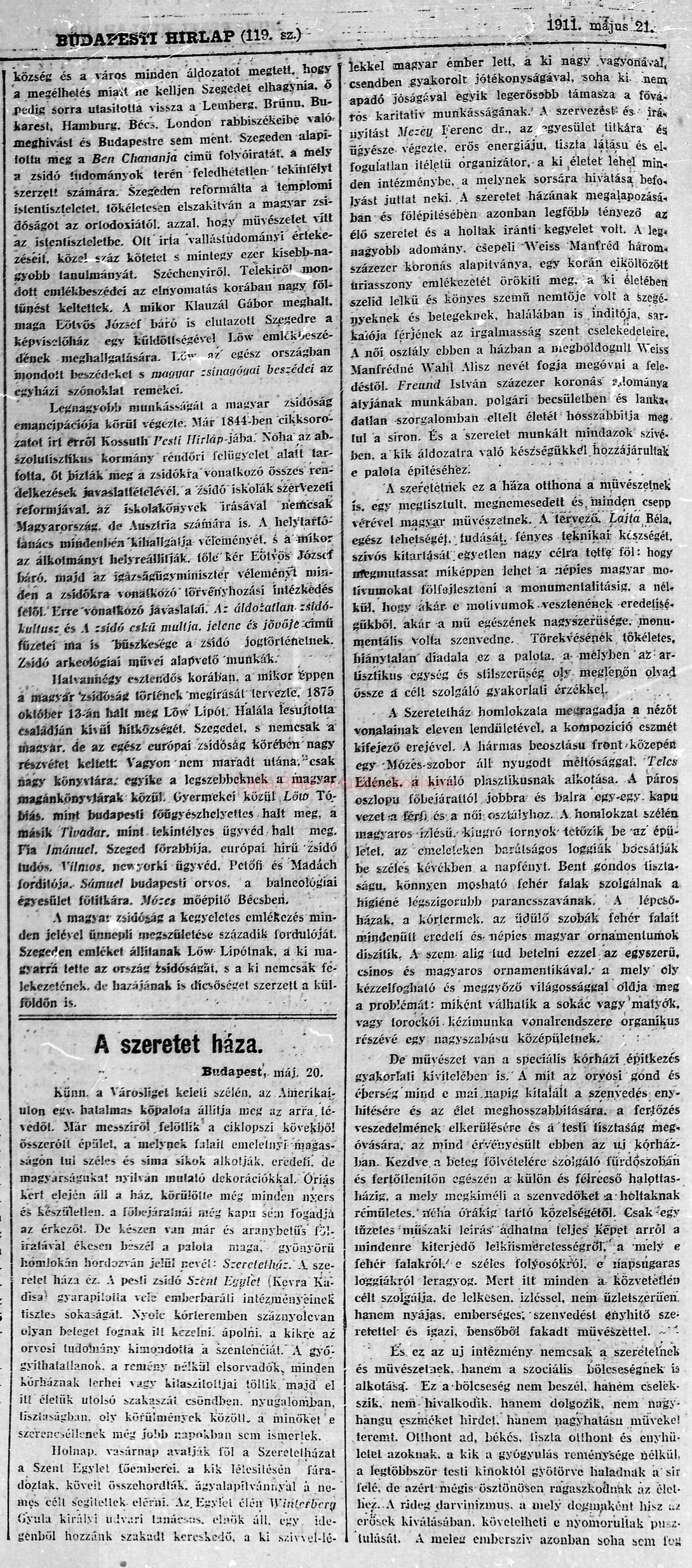 10_Budapesti Hírlap, 1911. V. 21. 38. p. 