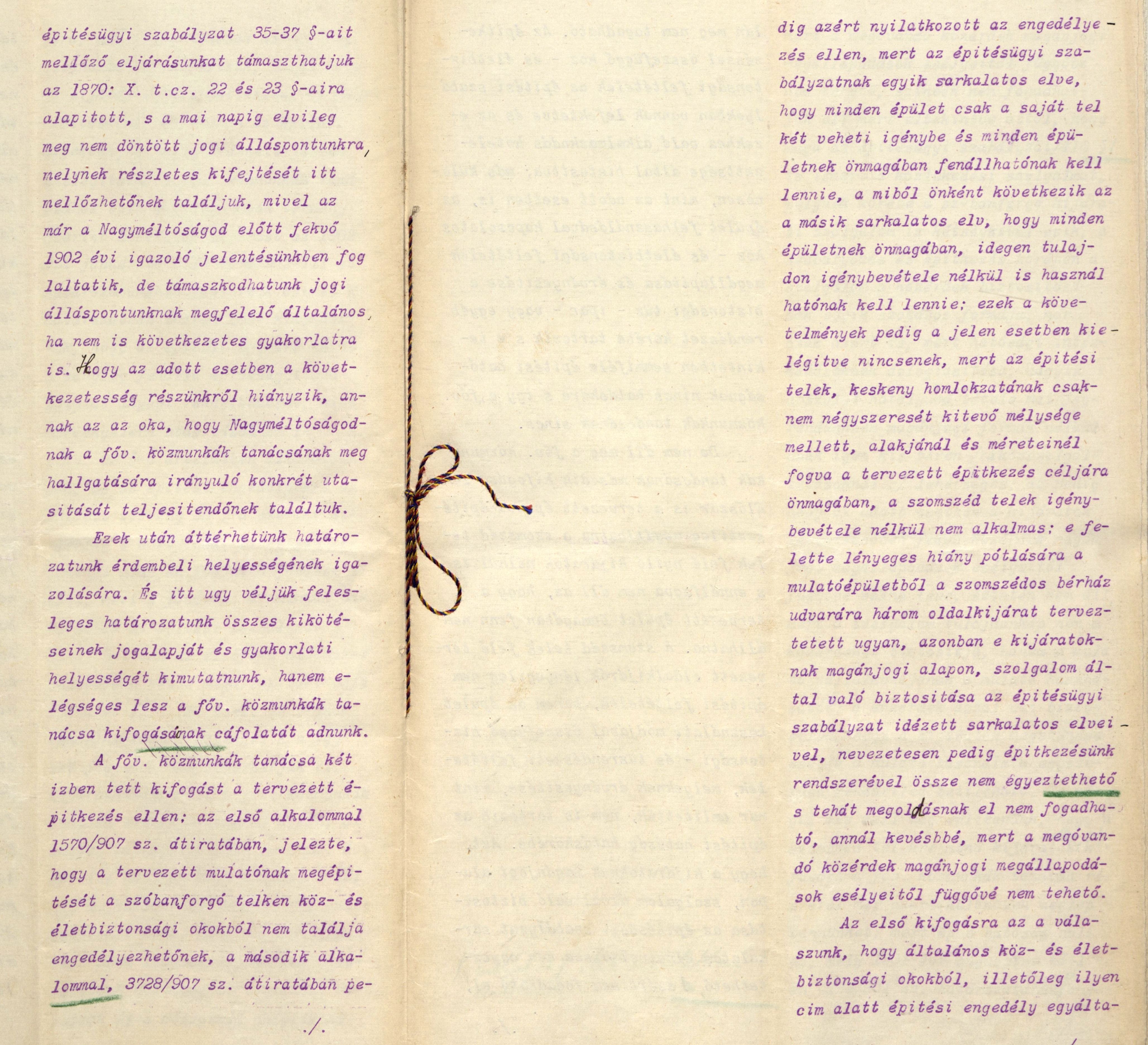 A főváros tanácsának felterjesztése a belügyminiszterhez (fogalmazta Harrer Ferenc), 1908. III. 12. 089_BFL_IV_1407_b III_2674_1907
