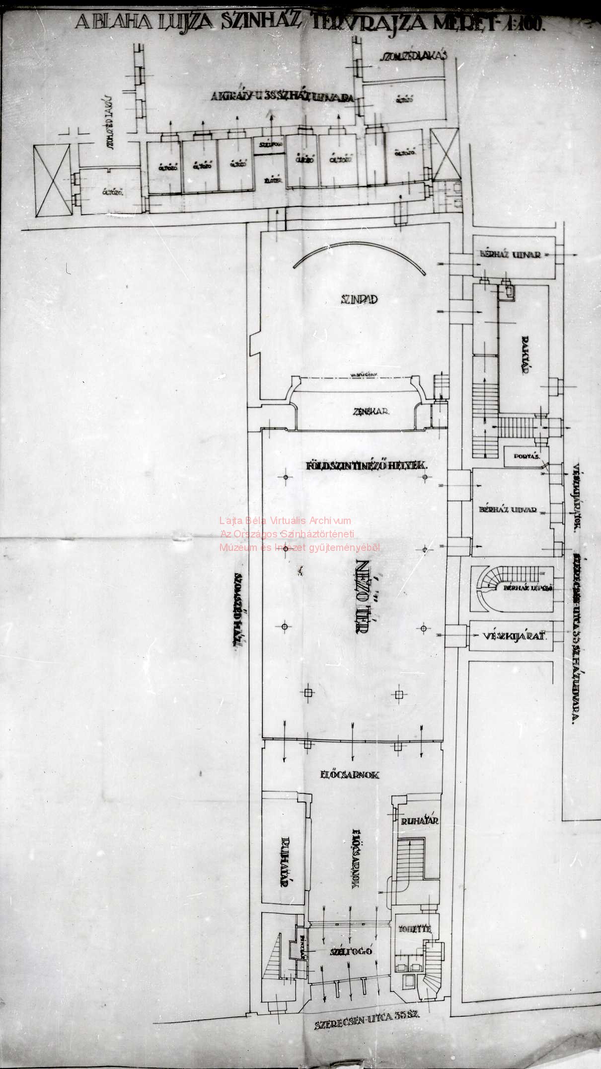 0026_Országos Színháztörténeti Múzeum és Intézet, Topográfiai gyűjtemény, ltsz.: 72.40