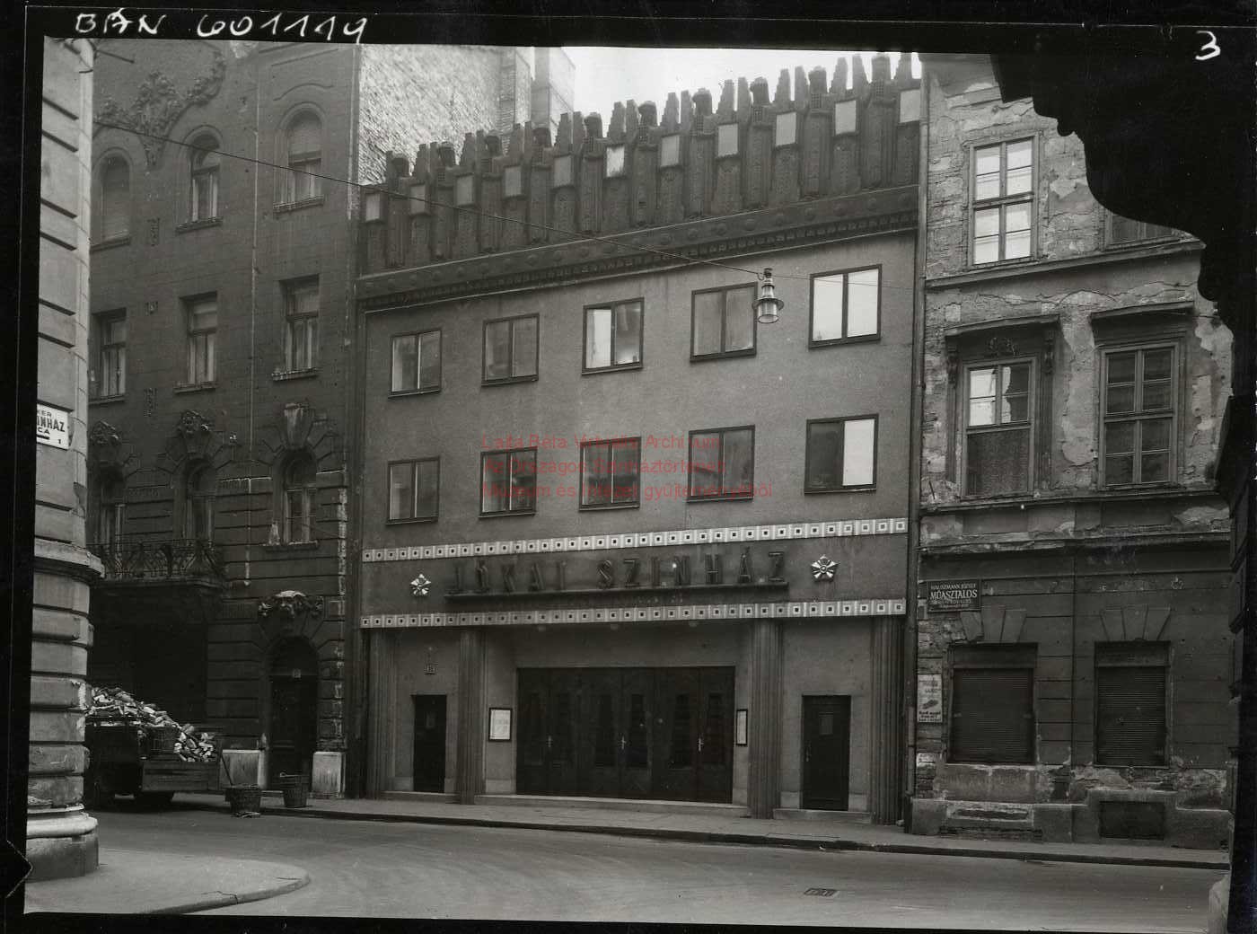 0082_Országos Színháztörténeti Múzeum és Intézet, Topográfiai gyűjtemény, ltsz. n.