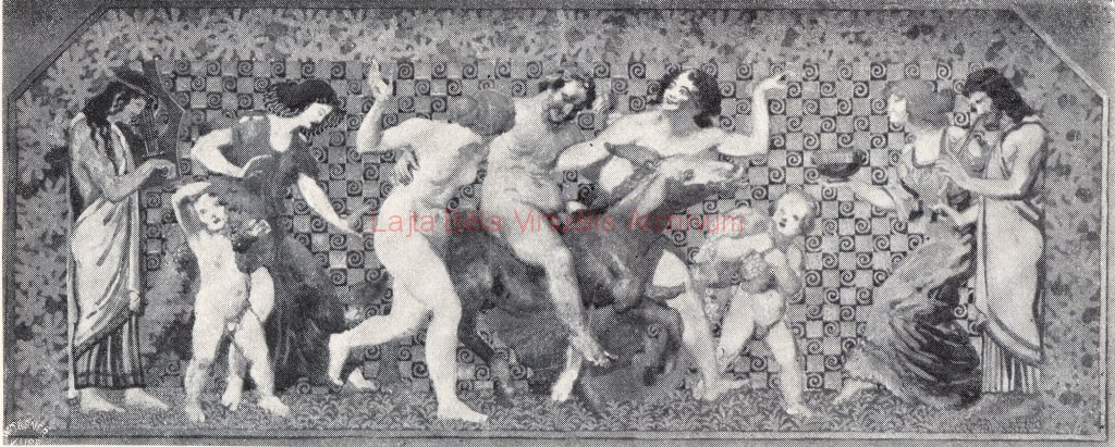 Kölber Dezső: Tervvázlat a Palais de Danse \"Bachanália\" című falképéhez. 00040_Az Országos Magyar Képzőművészeti Társulat tavaszi kiállításának tárgymutatója, 1913.
