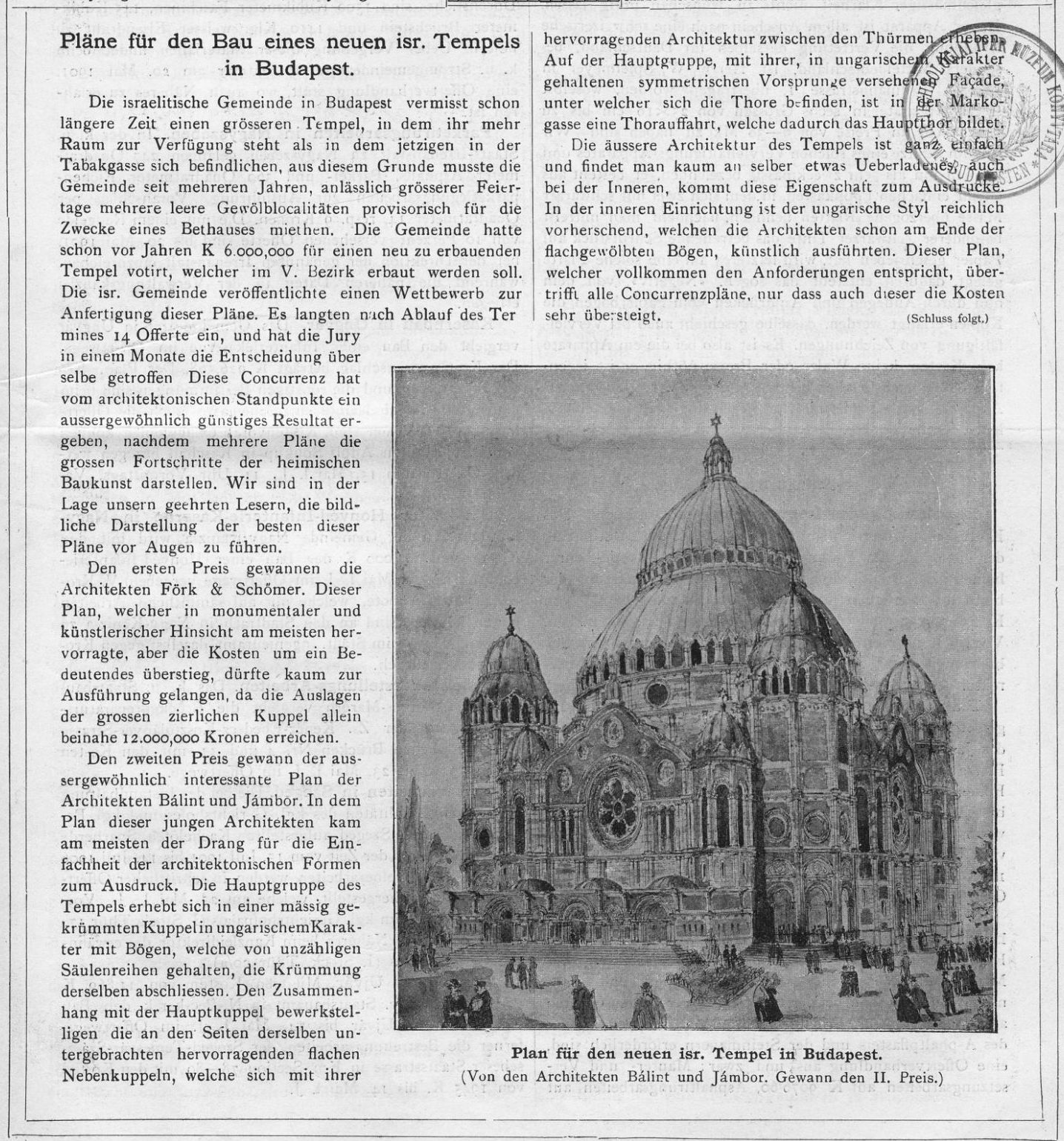 22_Ungarische Bauzeitung, 1901. V. 10. 97. p.