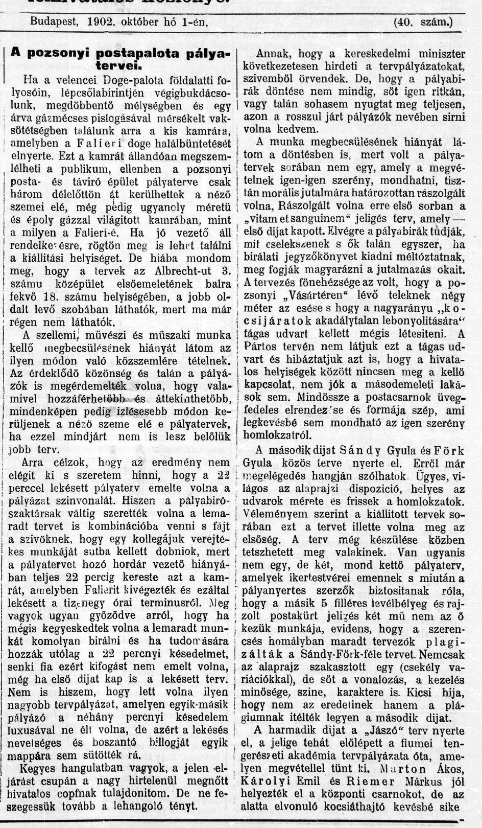 Vállakozók Lapja, 1902. X. 1. 3. p. 