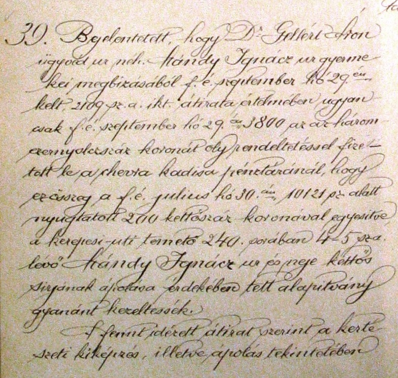 Magyar Zsidó Levéltár, A Pesti Chevra Kadisa elöljáróságának jegyzőkönyve, 1913. XI. 18.