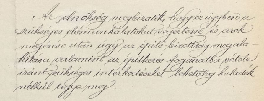 Lajta Béla jelentése a rákoskeresztúri zsidó temető mellékhelyiségeinek ügyében. Magyar Zsidó Levéltár, A Pesti Chevra Kadisa elöljáróságának jegyzőkönyve, 1912. VII. 19.