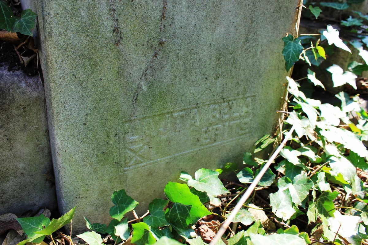Beimel Jakab és felesége, Sauer Cecília síremléke, 1908 körül. Budapest, Salgótarjáni utcai zsidó temető 12_05_Bartha Levente felvétele