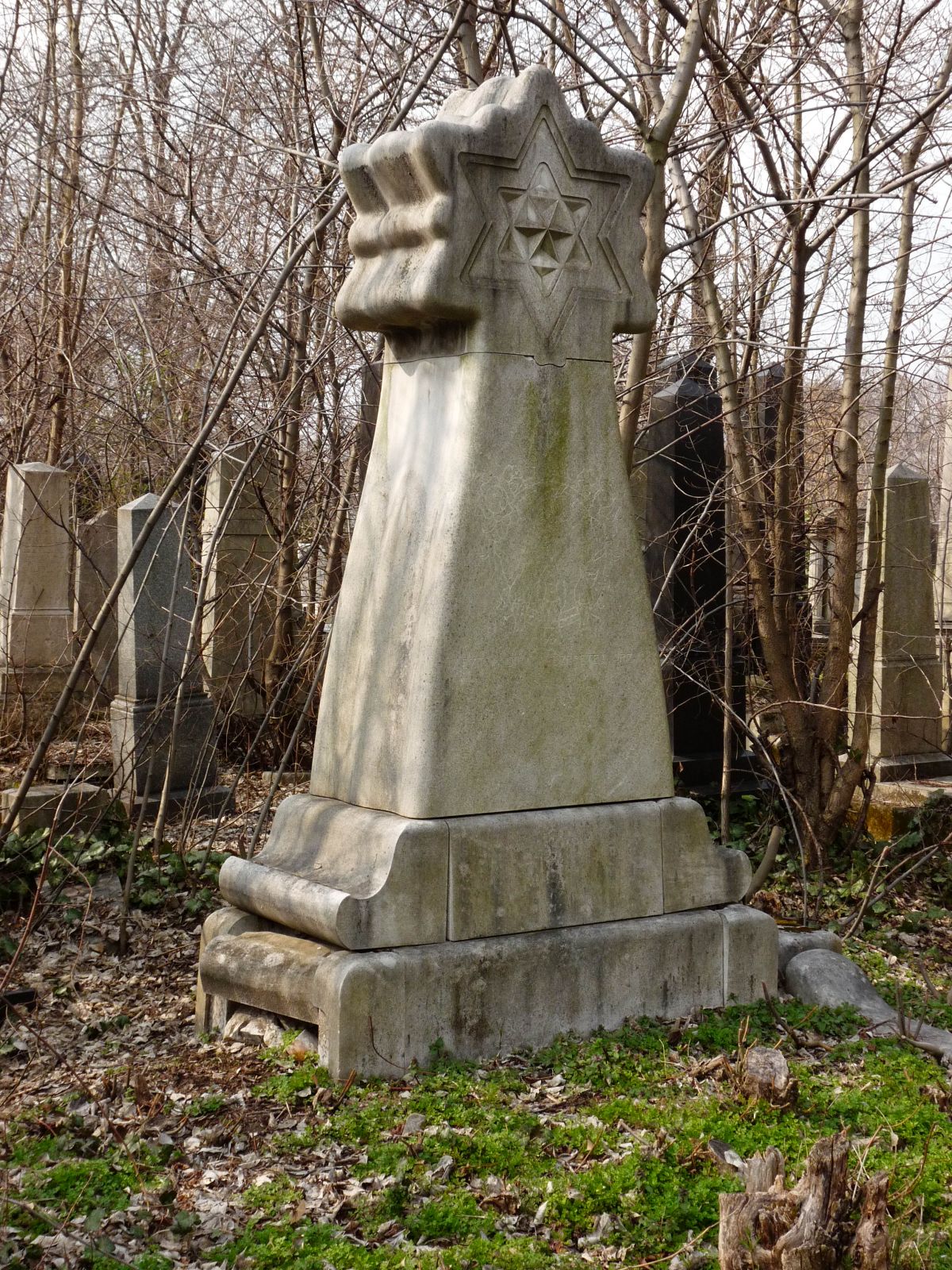 Epstein Sándor és felesége Leitersdorfer Malvin síremléke, 1904 körül. Budapest, Rákoskeresztúri zsidó temető. 03_03