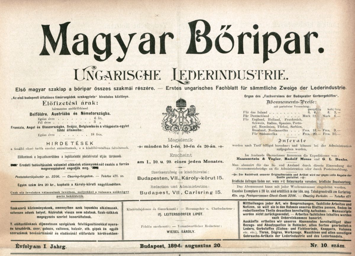 26_Magyar Bőripar, 1894. VIII. 20. 